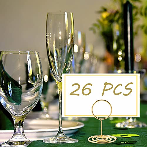 Hoewina LYJ00 26Pcs Table Number Holders, Place Card Holders thumb #2