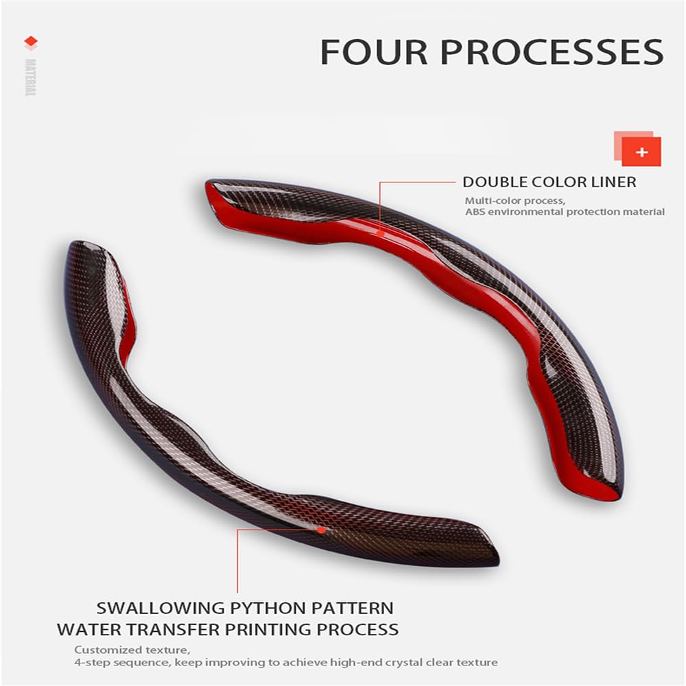 Auto Stuurwielhoezen Voor BMW X4 30i 30d M40i M40d X4M,Antislip Duurzame Stuurwielhoezen Slijtvaste Beschermer Interieurinrichting Decoratieve Accessoires,D