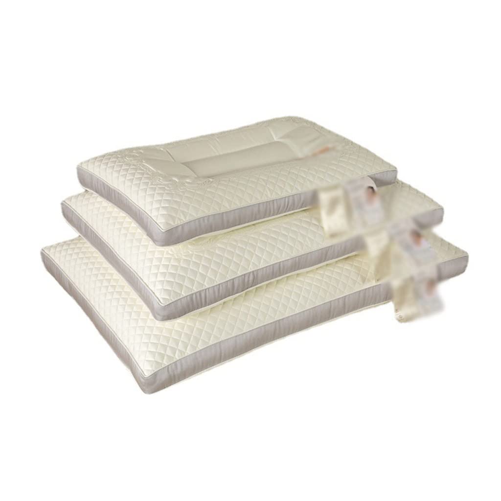 Oreiller latex protéine cou protection ergonomique avec ensemble trois pièces de lit
