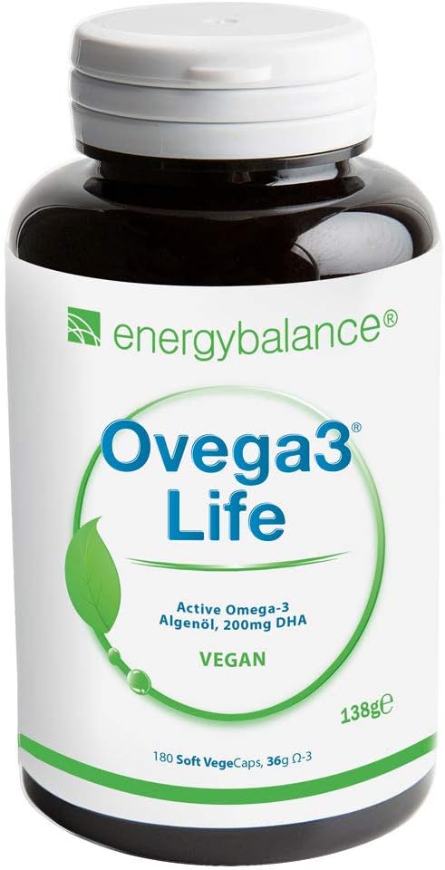 Ovega3 Life DHA Algae Oil 200mg, 180 VegeCaps