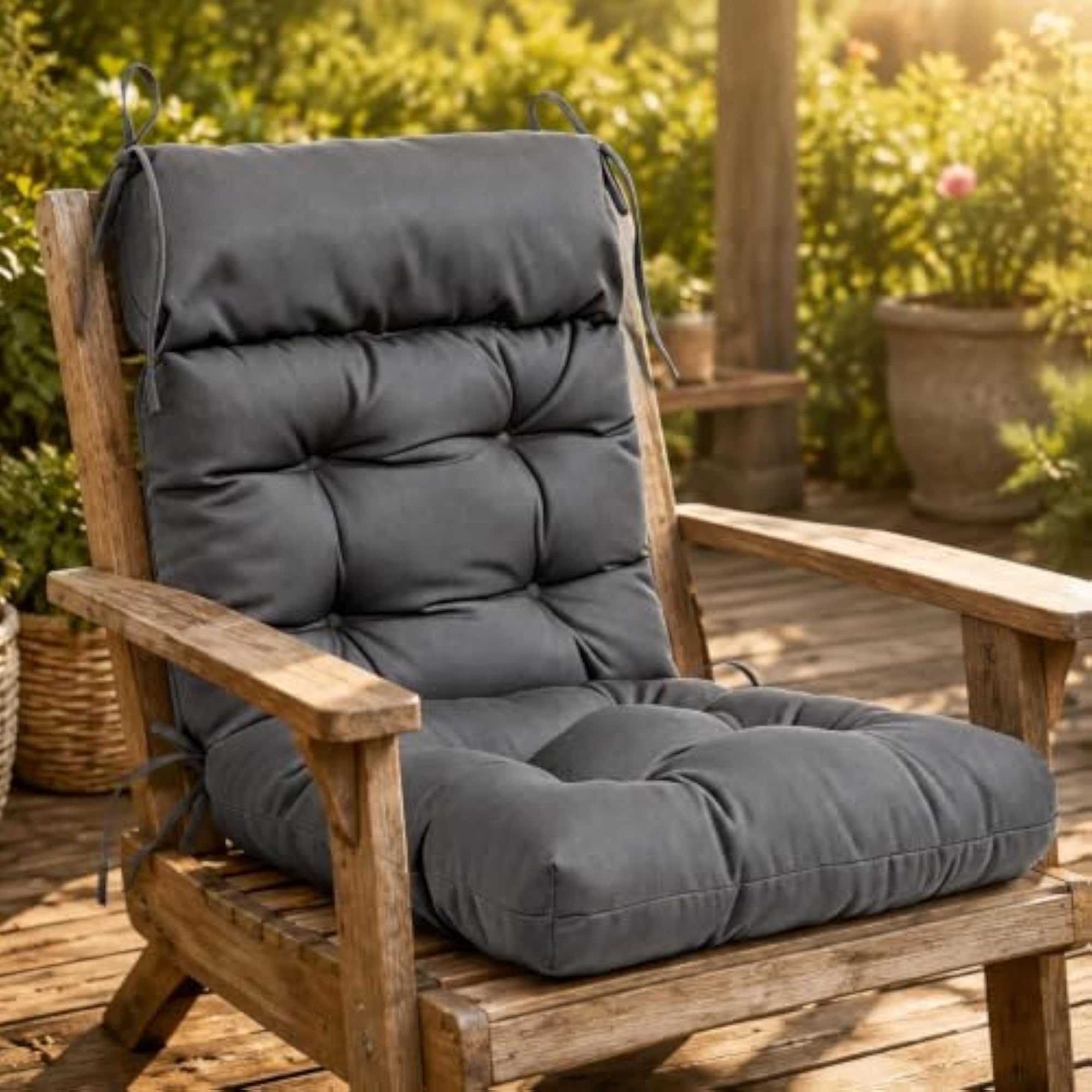 Comfortable High-Back Chair Cushion for Everyday Lounging