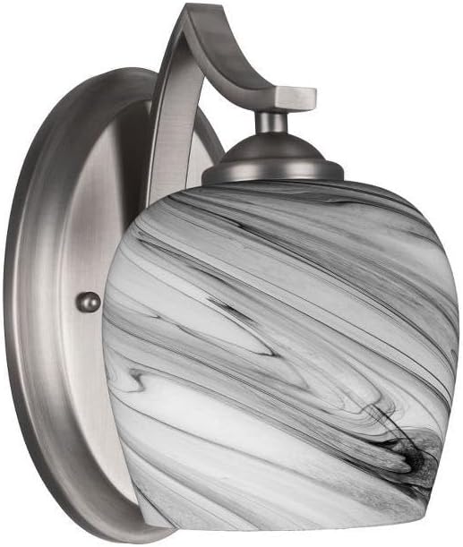 Toltec Lighting Zilo 1 Light Wall Sconce in Graphite (551-GP-4819)