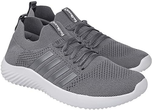 Image of WALKAROO Sports Shoe for Men |Perfect for Walking and Gym Training|WS9509 Grey