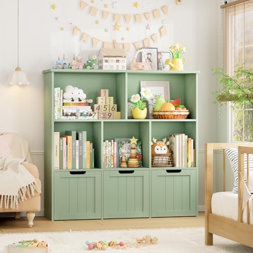 FOTOSOK Toy Storage Organizer with 3 Movable Drawers, Toy Organizer