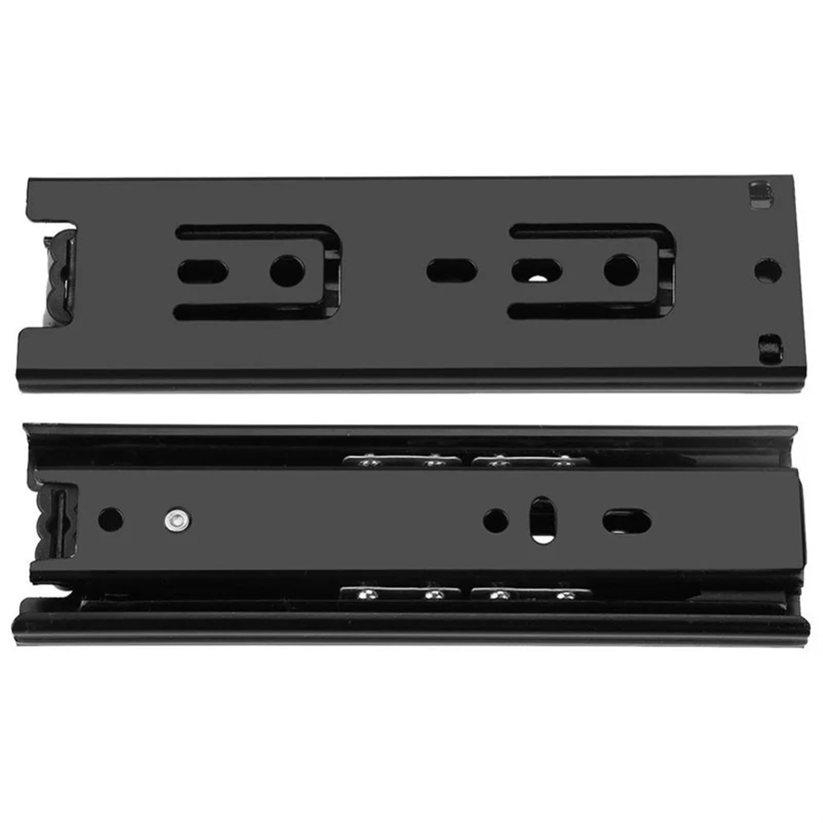 EBZFASO Drawer runners, Steel Full Extension 2pc 4/6/8in For Kitchen Cabinets Wardrobes(4in)