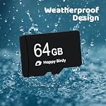 Happy Birdy 64GB MicroSD Card – TF Memory Card for Happy Birdy Smart Feeder | U3 A1 | 4K Video Recording | Waterproof, Heat-Resistant & Shockproof