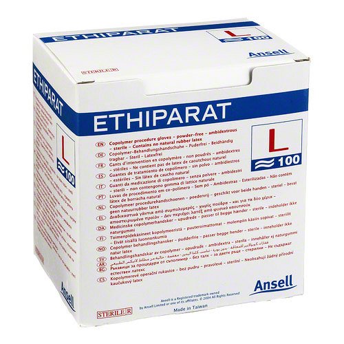 Gants stériles Ethip Arat m3365 haute protection pour soins médicaux 100 ST