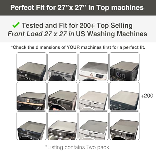 image for SEIRI 2pcs Washer and Dryer Covers for The Top, 26