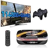 Kinhank Super Console X3 Plus Retro Video Game Consoles Built-in 114000+ Games, Android TV 9.0/CoreELEC/Emuelec 4.5 Game System, S905X3 Chip, 8K UHD Output,2.4G/5G, BT 4.0, USB 3.0
