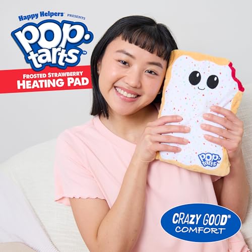 Image of Pop-Tarts Happy Helpers By Relatable, The Cozy Comfort That's Anything But Boring, Get Relief with Cozy Heated Plushies and Other Dorm Essentials, Includes 1 Microwavable Pop-Tarts Heating Pad