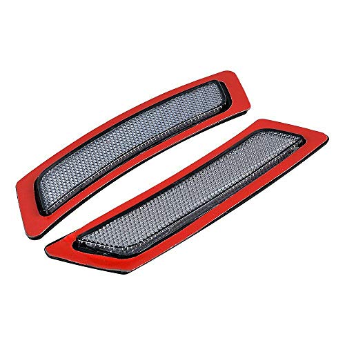 Image of 2pcs for BMW F10 5 Series 2011-2014 Front Side Marke Fender Bumper Reflector (Gray)