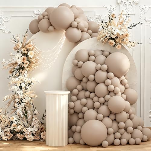 Image of 108Pcs Double Stuffed Nude Balloon Garland Arch Kit