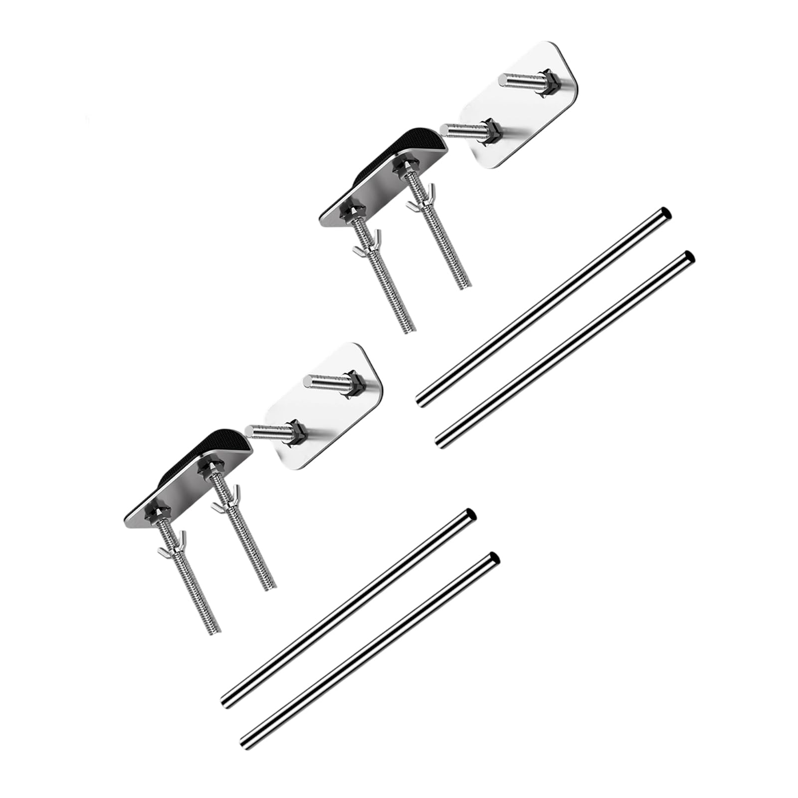 Whoasyst Stainless Steel Undermount Sink Brackets Adjustable Telescopic Adjustable Sink Legs Kitchen Sinks Bracket Under Counter Under Frame