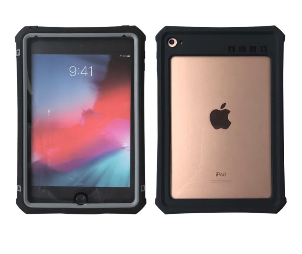 Amazon.co.jp: ブルー iPad mini4～5用 IP68ケース 細ストラップ、細長