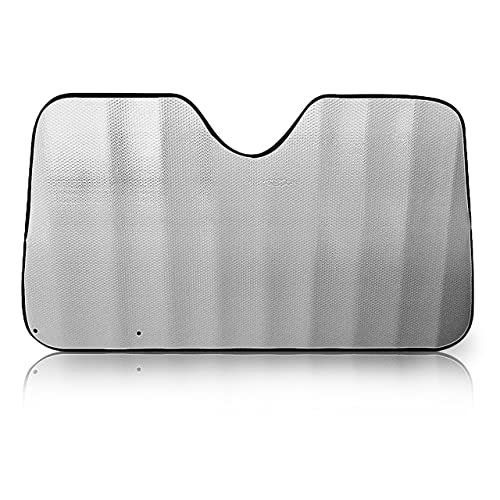 Parasole Auto Pieghevole LEIVESTE - Con Ventose E Elastici, Protezione UV Per Parabrezza - Foto 8