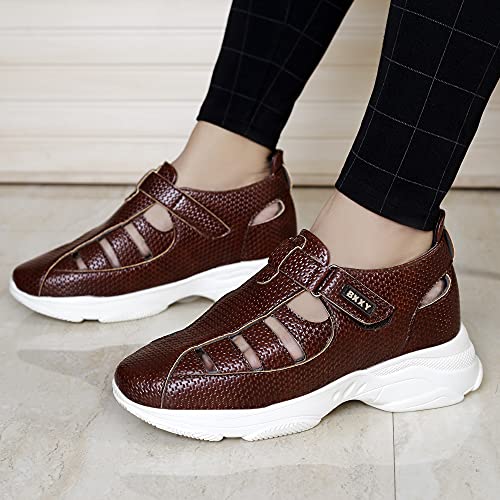 Image of BXXY Men's 3 Inch Hidden Hight Increasing Casual Outdoor Wear Sandal