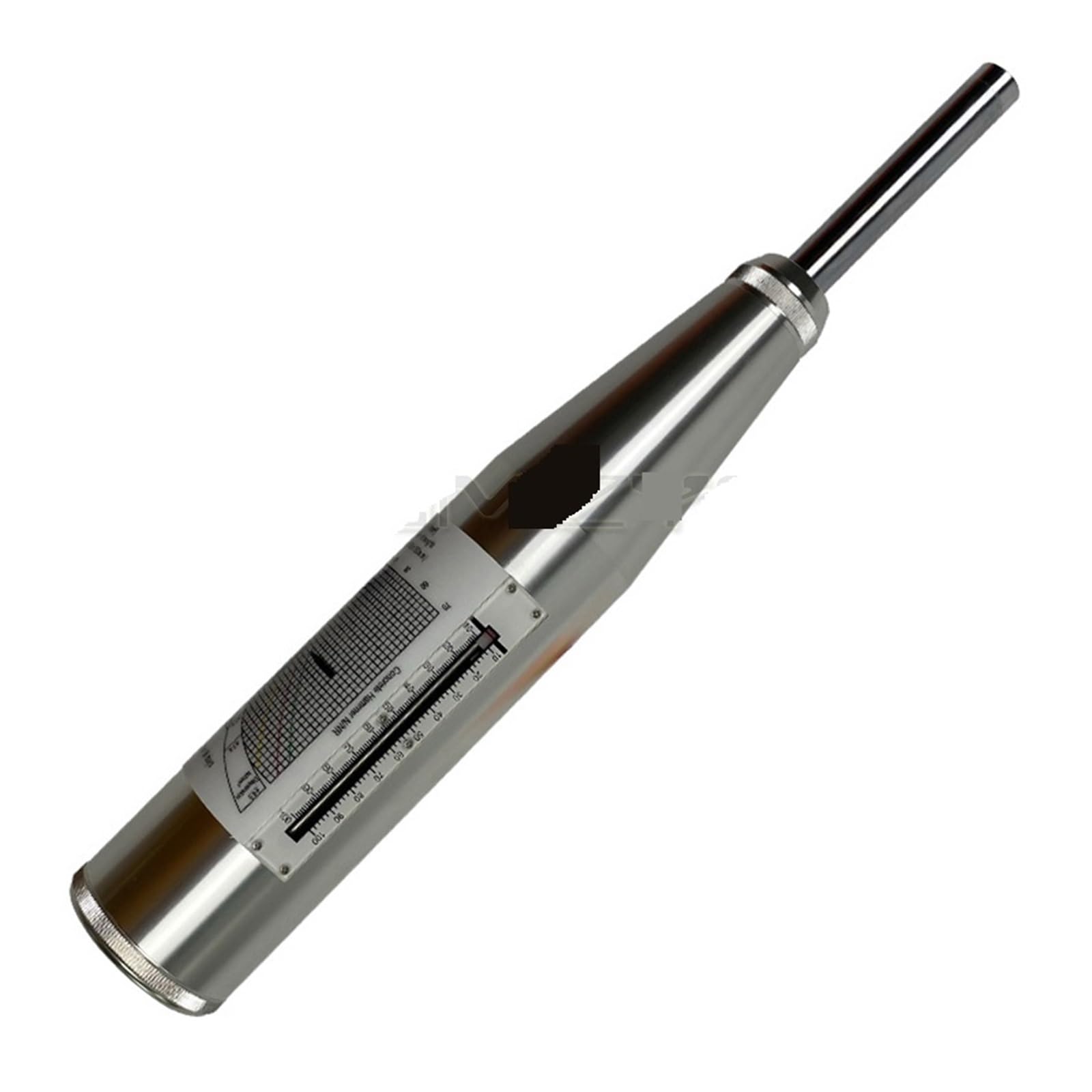 Merhovo One Color Testing Hammer, Zc3-A Silver Rebound Hammer For Mortar Sclerometer Zc3 Concrete Test Sliver Hardness Tester