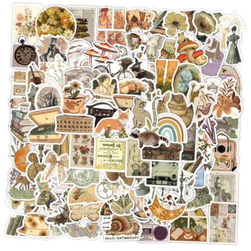 DOITOOL 110 Piezas Pegatinas para Maletas Diseño De Dibujo Pegatinas Decorativas para Coches y Portátiles De Colores para Equipaje y Móviles