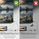 HDMI Adapter für iPhone Pad, 1080P Lightning auf HDMI Digital AV Adapter Video & Audio Sync Bildschirm Konverter für Phone, HDMI Kabel Verbinder kompatibel mit HDTV/Projector/Monitor