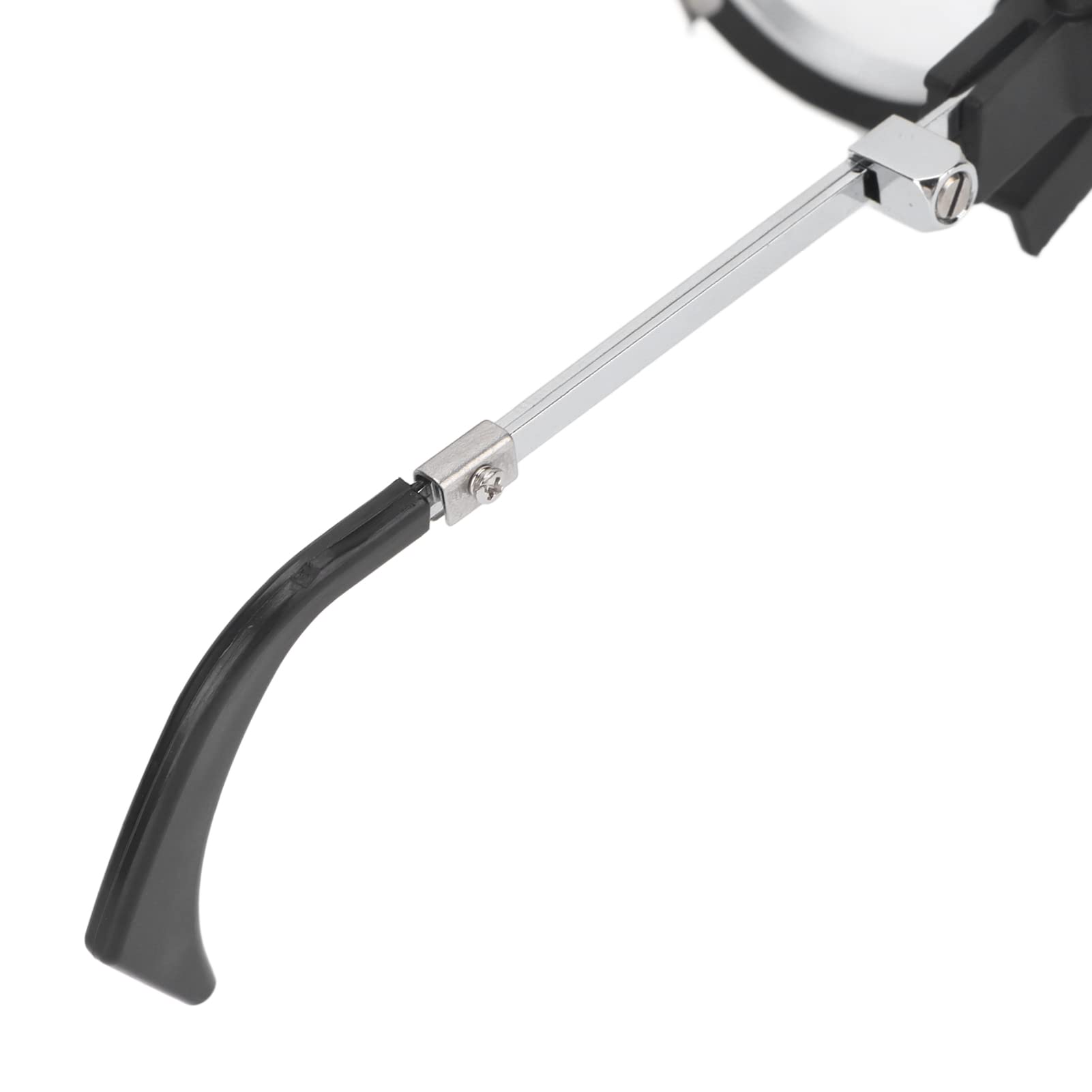 Monture de Lentille D'essai Optique à Rotation à 360°, Lunettes de Test Oculaire Optométrie Opticien avec PD Réglable 48~80 Mm Longueur de la Branche et Repose-nez pour L'école