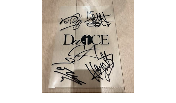 da-ice 直筆サイン入 ファイル Amazon.co.jp: da-ice 直筆サイン クリアファイル : おもちゃ