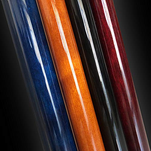 Tai ba cues Set of 4 Pool Cue Stick (18oz + 19oz + 20oz + 21oz) with Cue Rack, 13mm Tip, 58", Hardwood Canadian Maple Professional Billiard - Thumbnail 3