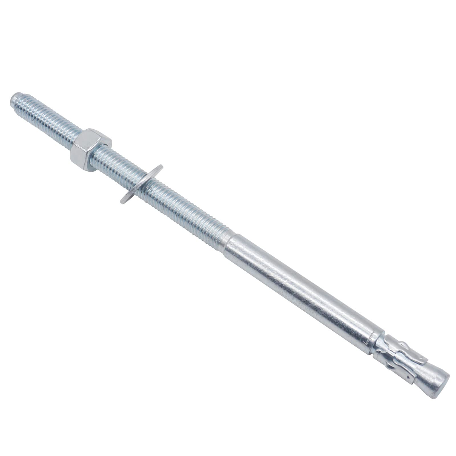 1/2 x 10 Inch Zinc-Plated Wedge Anchors, Bulk Pack of 10