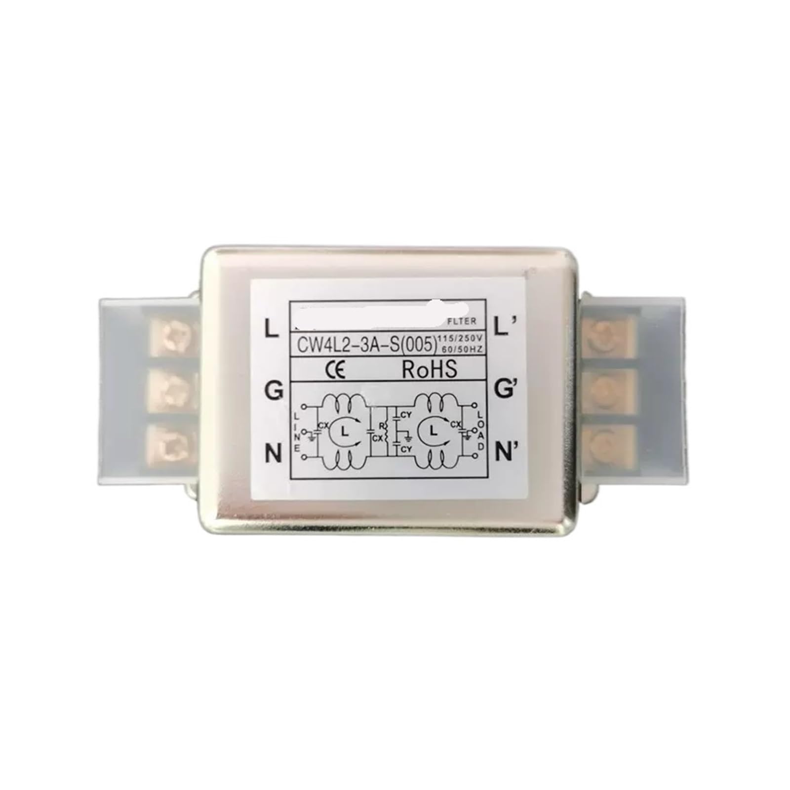 WBBAYDRFR CW4L2-3A/6A/10A/20A/30A-S-005 Terminal Single-Phase 220V servo Power Filter Double-Stage AC(CW4L2-3A -S -005 terminal)