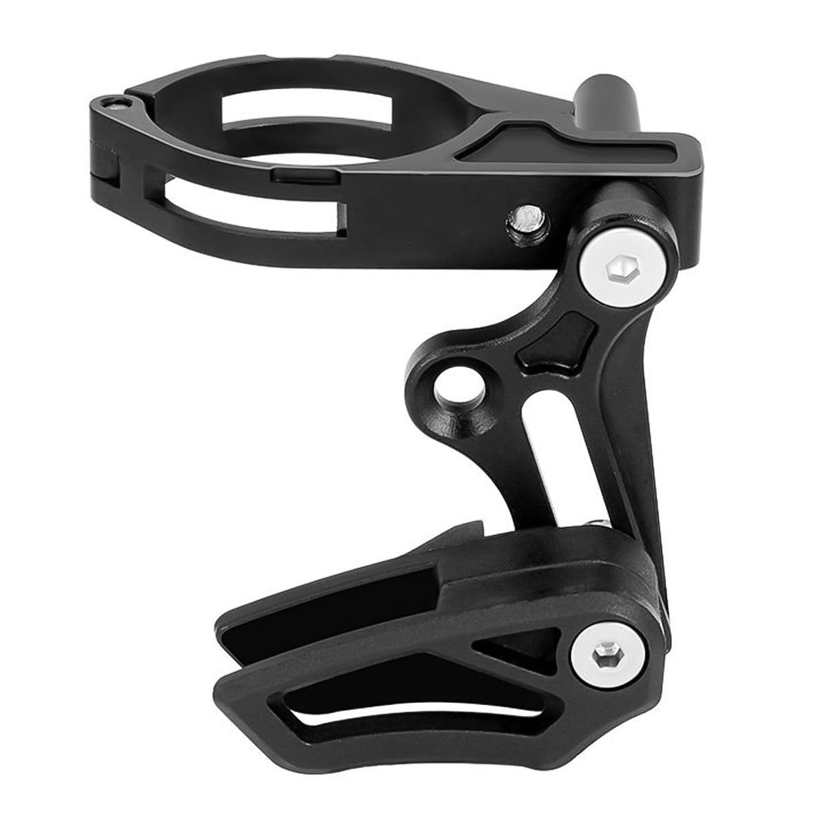 Prostownik łańcucha rowerowego z pojedynczą tarczą łańcucha rowerowego z ochroną łańcucha rowerowego górskiego aluminiowy napinacz łańcucha akcesoria MTB