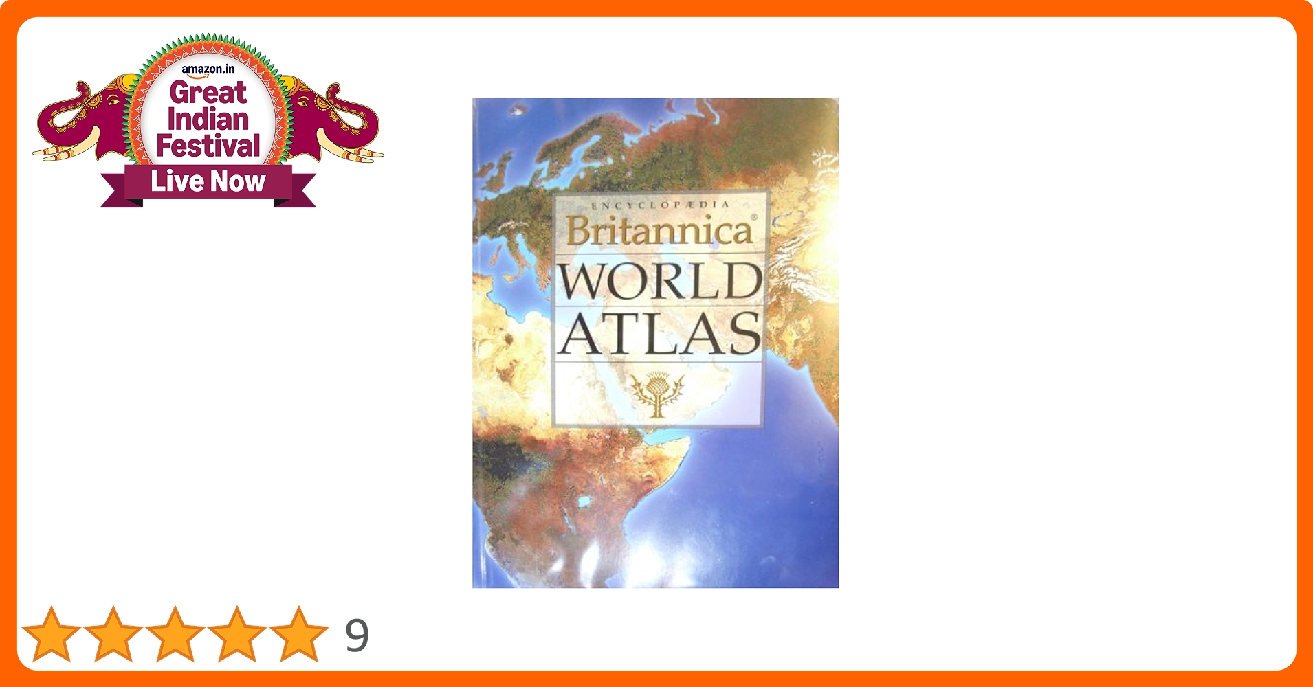 ENCYCLOPÆDIA BRITANNICA ATLAS INTERNATI Encyclopaedia Britannica World Atlas Unabridged -- 1964