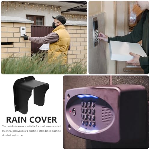 Protection pluie sonnette étanche avec installation facile pour boîtier