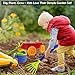 Dimple Garden Wagon & Tools Toy Set Premium 15 Pcs Kids Gardening Tools & Wagon Toy Set - Sturdy & Durable - Top Yd, Beach, Sand, Garden Play Set - Great for Kids & Toddlers
