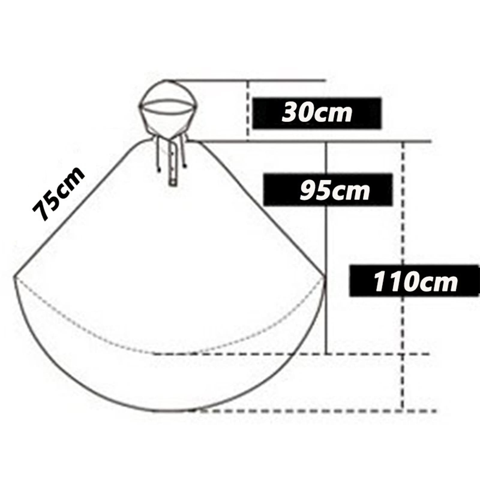 Manta térmica para Silla de Ruedas con Capucha, Manta Polar Gruesa para Exteriores, para sillas de Ruedas manuales y eléctricas, Suministros para el Cuidado de Personas Mayores.