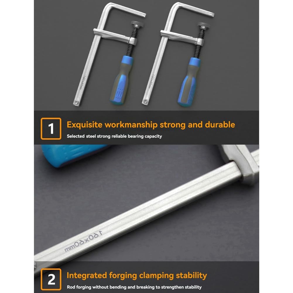 Wupiusa 160x60mm Woodworking Plastic Handle Dovetail Clamp Suitable for Rail Woodworking DIY Desktop Groove Fixing 2Pcs - Image 4