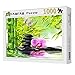 FAWFAW Puzzle Adulte 1000 Pièces, Puzzle 3D, Bambou, Ruisseau, Orchidée, Nature Morte Zen Puzzle en Bois Jeux Jouets