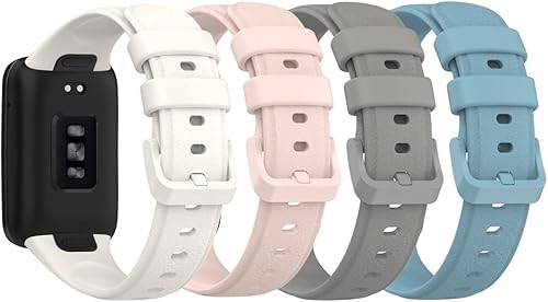 Miniatura 6 de Correa de silicona suave de liberación rápida para reloj inteligente Huawei Band 7 Pro