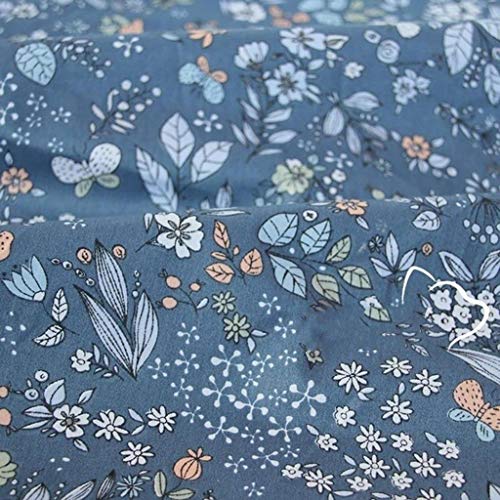 Wgd BU 1pcs De La Planta De Algodón Jacquard Tela Estampado De Tela, 100% Algodón Transpirable Telas, por Metro De Costura DIY Camiseta del Verano Vestido De La Elaboración De Telas