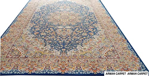 Image of High Density Export Quality Classical Pure Silk Carpet for Your Hall & Living Room 3 X 5 Feet (90x150 cm) Ivory Multi