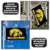 College Flags & Banners Co. Iowa Hawkeyes Black University Large College Flag #2