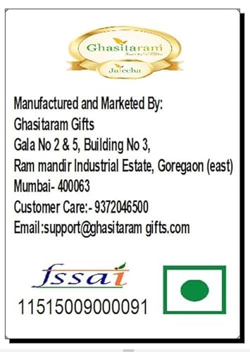 Ghasitaram Gifts Indian Sweets - Sugar Free Assorted Mawa Barfis (200 GMS)
