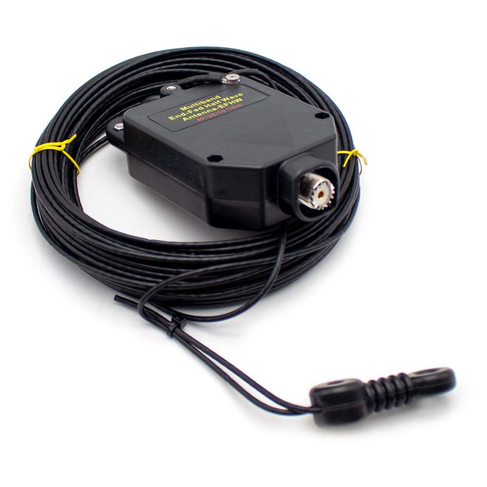 Toplionace Antena HF de 4 Bandas con Alimentación Por Extremo JYR4010-150W Sin Sintonizador