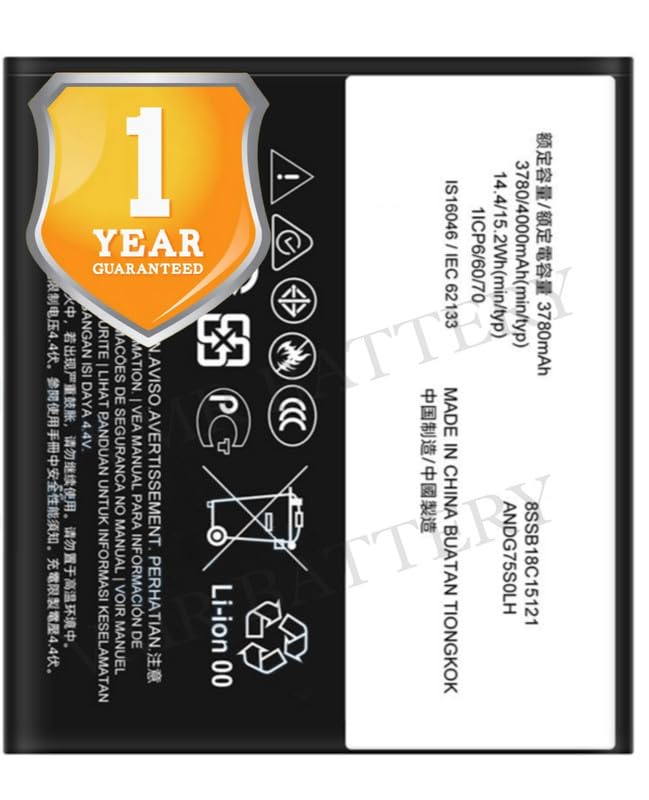 Image of Original HC60 Battery Compatible for Motorola Moto C Plus - (4000mAh) - 1 Year Warranty K7