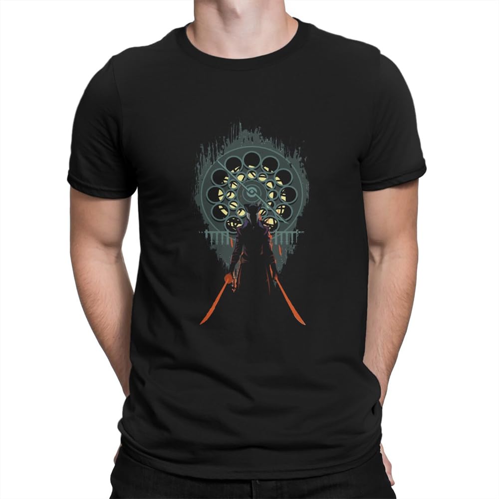 Bloodborne Game Tshirt for Men Lady Maria of The Astral Clocktower Round Collar Pure Cotton T Shirt Gift Clothes Black XL