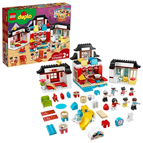 LEGO DUPLO Town Happy Childhood Moments 10943 Family House Toy Playset; Imaginative Play and...