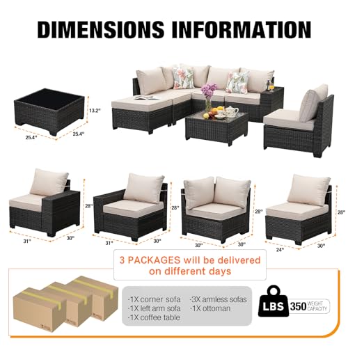8-Pieces-Patio-Furniture-Set-All-Weather-Outdoor-Wicker-Sectional-Conversation-Sofa-Rattan-Patio-Seating-Sofa-with-Cushion-and-Glass-Table-for-Porch-PoolsideBeige