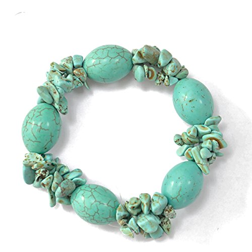 Lovingshopping Turkish natural stone turquoise bracelet wholesale jewelry