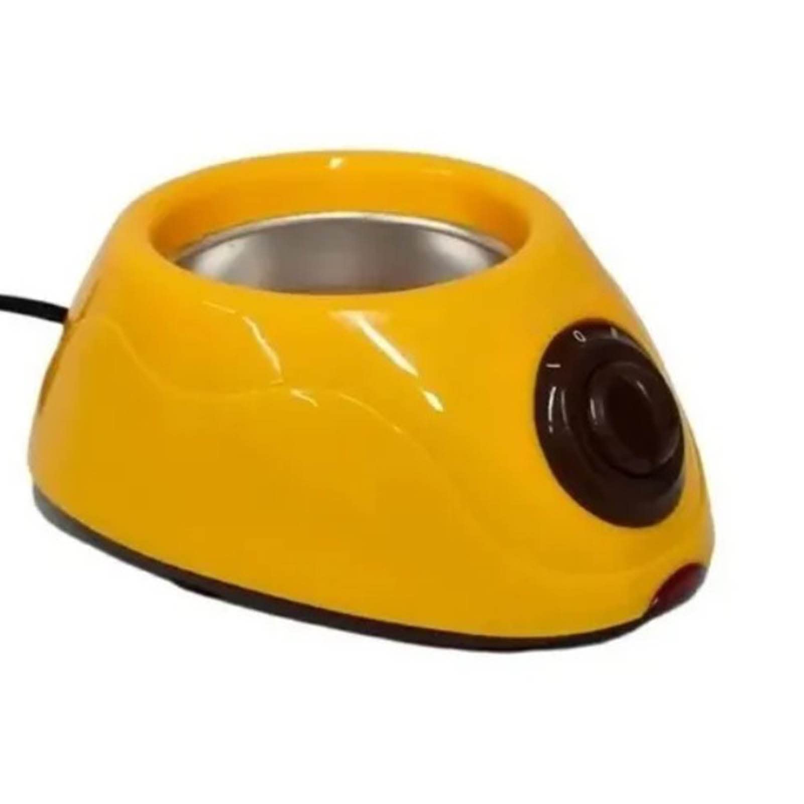 YAOGOHUA Chocolate Melting Pot Yellow Aluminum PP Electric Chocolate Warmer for Butter Baking US 110V