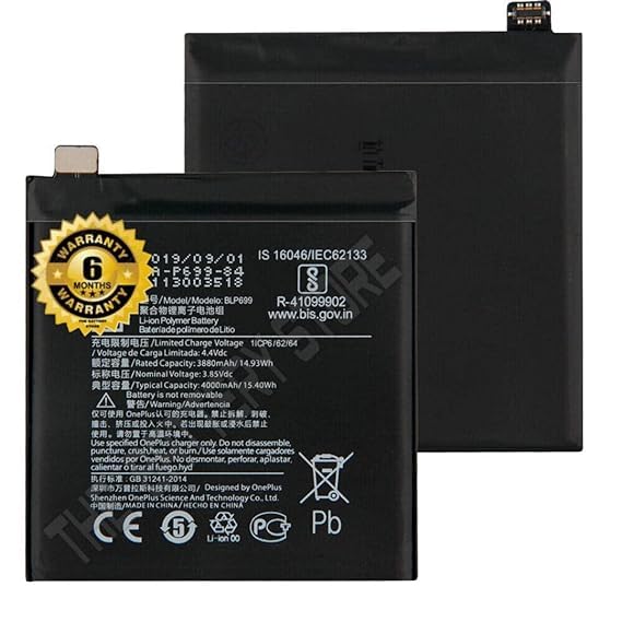 Image of THE BATTERY STORE Original BLP699 Battery for Oneplus 7 Pro GM1911 GM1913 GM1917 GM1910 GM1915 Battery with 6 Month Warranty**** (PP143)