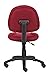 BOSS Office Products Perfect Posture Delux Fabric Task Chair Without Arms in Burgundy (B315-BY)