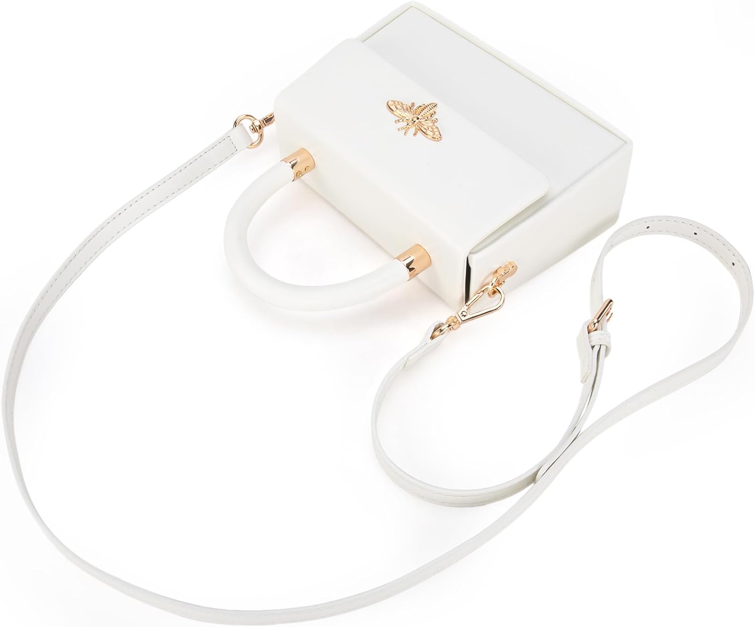 Milan Chiva Small Top Handle Purses for Women Mini Satchel Crossbody Bag Elegant Square Bag